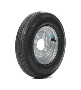3.50 x 8, 4 Stud 4" PCD Wheel and Tyre Assembly