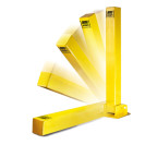 MP9737 Fold Down Security Post Fixed With Bolts