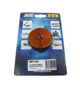 MP155 Radex Round Amber Reflector
