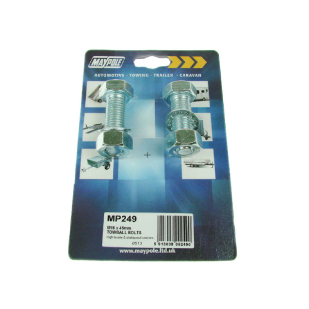 MP249 M16x45mm High Tensile (8.8) Nuts & Bolts Pair