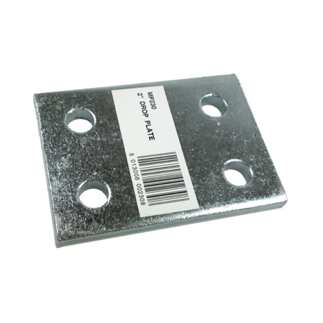 MP230 2" 52mm 4 Hole Drop Plate