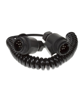 MP5891 8 Pin 2.5m 2×8 Pin Plugs & 8 Core Curly Connecting Lead