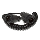 MP5893 8 Pin 1.5m 2×8 Pin Plugs & 8 Core Curly Connecting Lead
